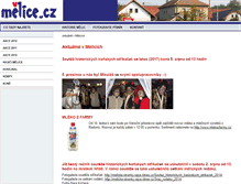 Tablet Screenshot of melice.cz